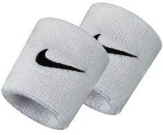Nike Juosta Riešui Swoosh Wristbands Baltas