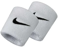 Nike Juosta Riešui Swoosh Wristbands Baltas
