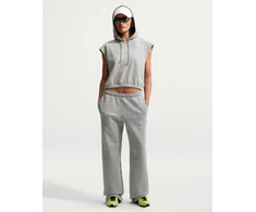 Nike Kelnės Moterims W Nk Stdo Flc Mw Mr Std Oh Pant Fl Pilkas IM8078 063
