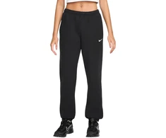 Nike Kelnės Moterims W Nk Studio Flc Mw Mr Std Cf Pnt Juodas IM8076 001