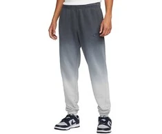 Nike Kelnės Vyrams M Nk Club+ Cf Pant Dip Dye Pilkas DQ4631 070