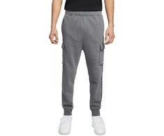 Nike Kelnės Vyrams M Nsw Repeat Flc Cargo Pant Pilkas DM4680 068