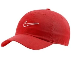 Nike Kepurė U Nsw H86 Swoosh Wash Cap Raudona 943091 657