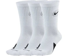 Nike Kojinės Crew Everyday Bball 3Pr Baltas DA2123 100