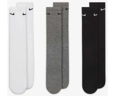 Nike Kojinės NK Everyday Cush Crew Baltas Juodas Pilkas SX7664 964