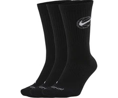 Nike Kojinės U Nk Crew Everyday Bball Juodas DA2123 010