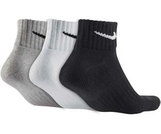 Nike Kojinės U NK Cush NS 3PR-Value Juodas Baltas Pilkas SX4926 901