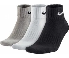 Nike Kojinės U NK Cush NS 3PR-Value Juodas Baltas Pilkas SX4926 901