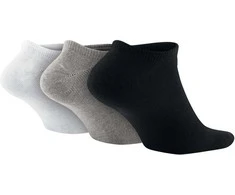 Nike Kojinės U NK Cush NS 3PR-Value Juodas Baltas Pilkas
