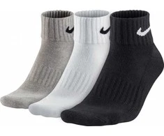 Nike Kojinės U NK Cush NS 3PR-Value Juodas Baltas Pilkas SX4926 901