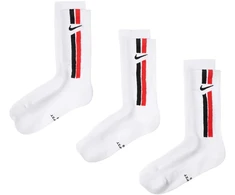 Nike Kojinės U Nk Ed Elvd Crw 3P Fta Stripe-144 Baltas IH8532 900