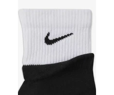 Nike Kojinės U Nk Ed Pls Csh Ank 1P Juodas Baltas DH4058 011