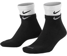 Nike Kojinės U Nk Ed Pls Csh Ank 1P Juodas Baltas DH4058 011