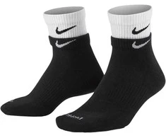 Nike Kojinės U Nk Ed Pls Csh Ank 1P Juodas Baltas DH4058 011