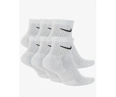 Nike Kojinės U Nk Everyday Csh Ankl 6Pr Baltas SX7669 100