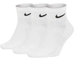 Nike Kojinės U NK Everyday Cush Ankle 3PR Baltas SX7667 100