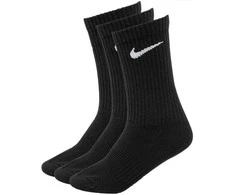 Nike Kojinės U NK Everyday Ltwt Crew 3PR Juodas