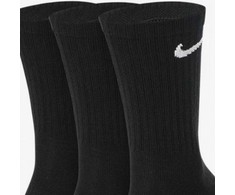 Nike Kojinės U NK Everyday Ltwt Crew 3PR Juodas