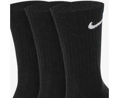 Nike Kojinės U NK Everyday Ltwt Crew 3PR Juodas