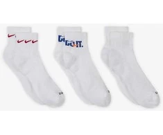 Nike Kojinės U Nk Everyday Plus Cush Ankle Baltas DH3827 902