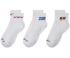Nike Kojinės U Nk Everyday Plus Cush Ankle Baltas DH3827 902