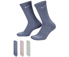 Nike Kojinės U Nk Everyday Plus Cush Crew Mėlyna Žalias Lilac SX6888 933