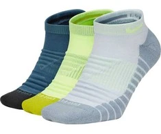 Nike Kojinės U NK Evry Max Cush NS 3PR Mėlyna Geltona Pilkas SX6964 955