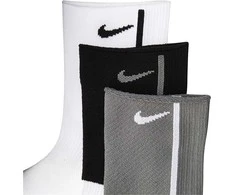 Nike Kojinės U Nk Nsw Everyday Plus Juodas Baltas Pilkas CK6021 904