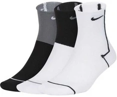 Nike Kojinės U Nk Nsw Everyday Plus Juodas Baltas Pilkas CK6021 904
