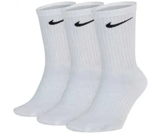 Nike Kojinės U NK Perf Ltwt Crew 3PR Baltas SX4704 101