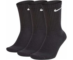 Nike Kojinės U NKEveryday Cush Crew 3PR Juodas SX7664 010