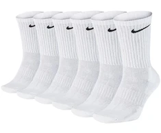 Nike Kojinės U NKEveryday Cush Crew 6PR-BD Baltas