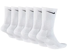 Nike Kojinės U NKEveryday Cush Crew 6PR-BD Baltas