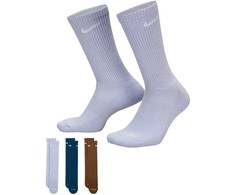 Nike Kojinės Unisex U Nk Everyday Plus Cush Crew Lilac Mėlyna Brown SX6888 970