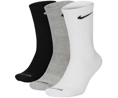 Nike Kojinės Unisex U Nk Everyday Plus Cush Crew Juodas Pilkas Baltas SX6888 964