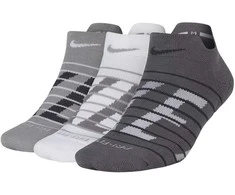 Nike Kojinės WNK Dry Cush Low 3PR - Gfx Pilkas Baltas SX6879 925