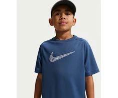 Nike Marškinėliai Paaugliams B Nk Df Multi Ss Top Hbr Mėlyna IF2430 461