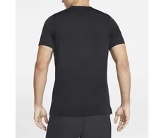 Nike Marškinėliai Vyrams M NK Df Superset Top Ss Juodas