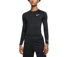 Nike Marškinėliai Vyrams M Nk Df Tight Top Ls Juodas DD1990 010