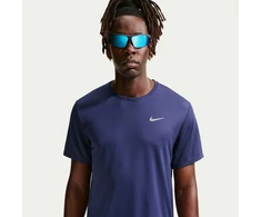Nike Marškinėliai Vyrams M Nk Df Uv Miler Ss Mėlyna DV9315 410