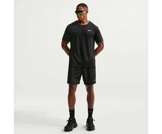 Nike Marškinėliai Vyrams M Nk Df Uv Miler Ss Juodas DV9315 010