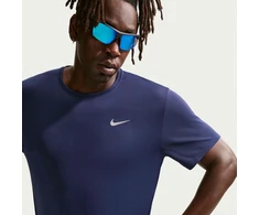 Nike Marškinėliai Vyrams M Nk Df Uv Miler Ss Mėlyna DV9315 410