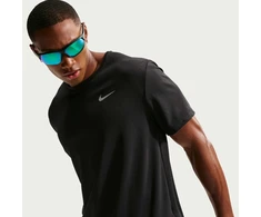 Nike Marškinėliai Vyrams M Nk Df Uv Miler Ss Juodas DV9315 010