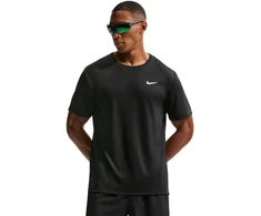 Nike Marškinėliai Vyrams M Nk Df Uv Miler Ss Juodas DV9315 010
