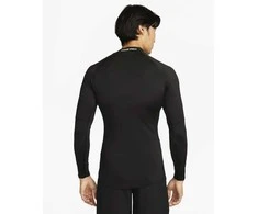 Nike Marškinėliai Vyrams M Np Df Tight Ls Mock Juodas FB7908 010