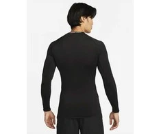 Nike Marškinėliai Vyrams M Np Df Tight Top Ls Juodas FB7919 010