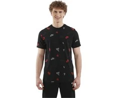 Nike Marškinėliai Vyrams M Nsw Tee 12Mo Aop Juodas HJ0561 010