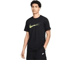 Nike Marškinėliai Vyrams M Nsw Tee 12Mo Swoosh Juodas HQ8092 010