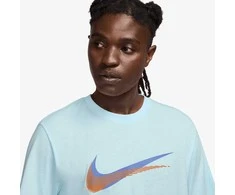 Nike Marškinėliai Vyrams M Nsw Tee 12Mo Swoosh Mėlyna HQ8092 474