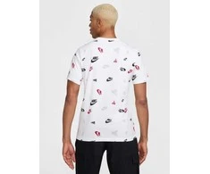Nike Marškinėliai Vyrams M Nsw Tee 12Mo Aop Baltas HJ0561 100